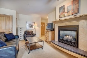 Indoors, Living Room, Furniture, Fireplace, Screen