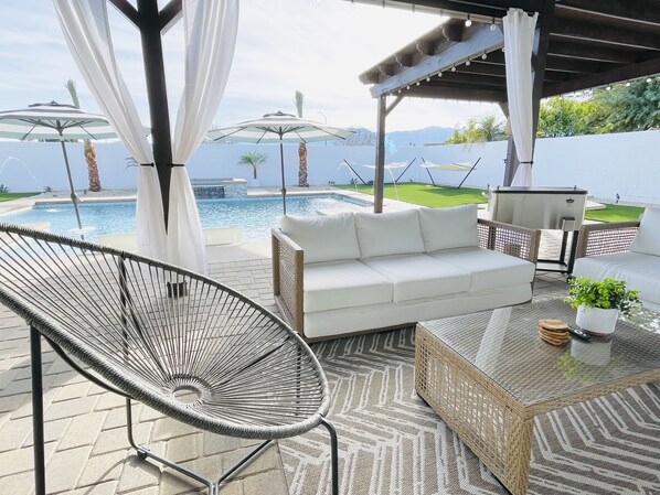 Resort style home with newly built salt water pool & spa! 