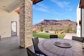 Private back yard patio.