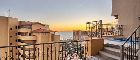 Sunset Views from Jacuzzi