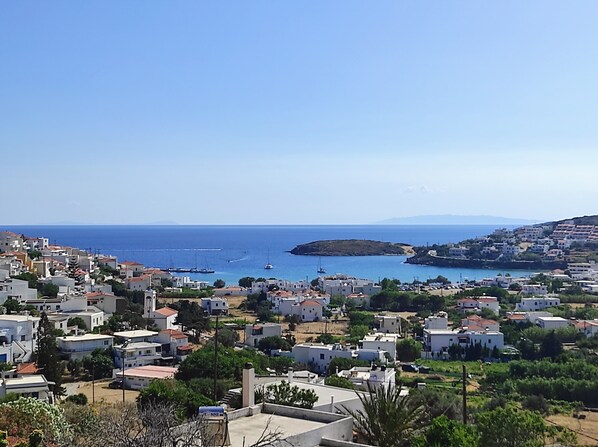 Vue sur la plage ou l’océan