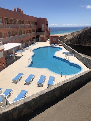 Private complex swimming pool.