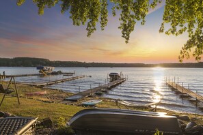 Lake views from the property