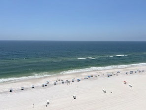 Beach view! The winter dredging project has left the beach perfect and WIDE!!