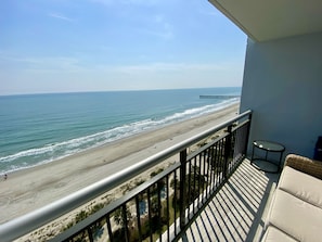 Beautiful panoramic views of the Atlantic from both private balconies.