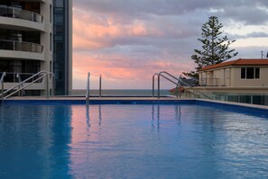 Roof Top Heated Pool with a view