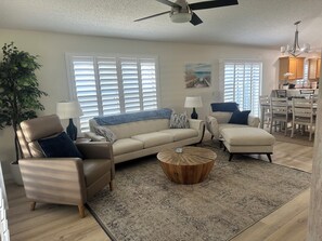 Living room with recliner