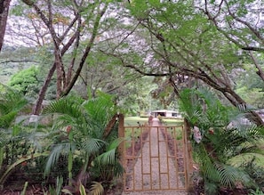 Gate to the house from the beach.