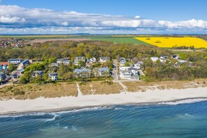 Strand vor der Unterkunft