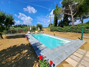 Panoramic pool and pool garden