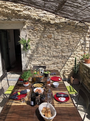 terrasse ombragée