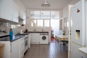 Kitchen with balcony