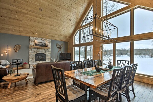 Iron River Vacation Rental | 2,806 Sq Ft | 3BR | 3BA | Stairs Required