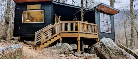 Welcome to The Bird House - a unique modern treehouse in a private forest!