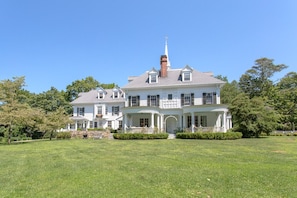 View across Side Lawn