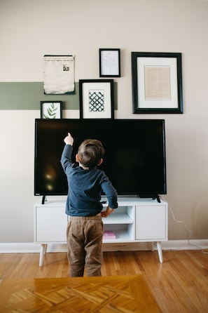 Smart TV with streaming and Netflix.