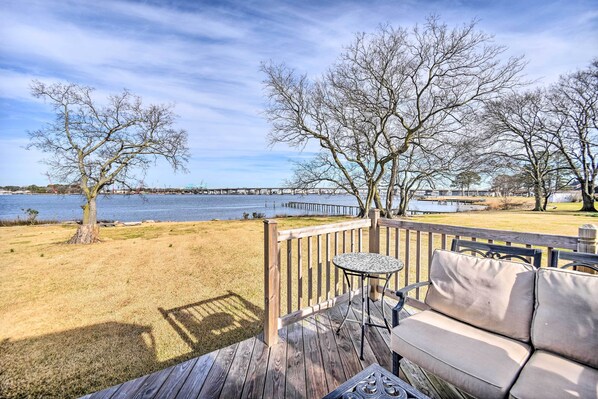 Portsmouth Vacation Rental | 1,526 Sq Ft | 3BR | 2BA | Stairs Required