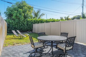 Sunshine, sangria, and siesta time. This patio is calling your name!