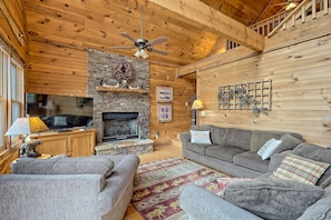 Main floor living room.