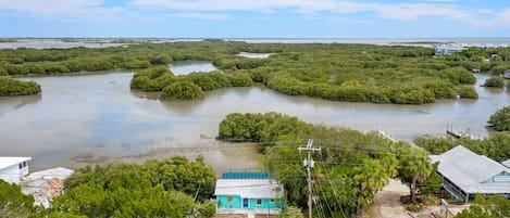 It's hard to get closer to the water than Rains Cottage!