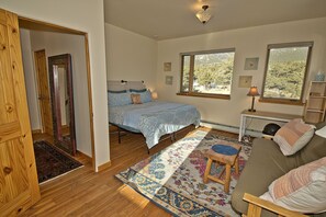 Main House: Master Bedroom with Full Sized Futon