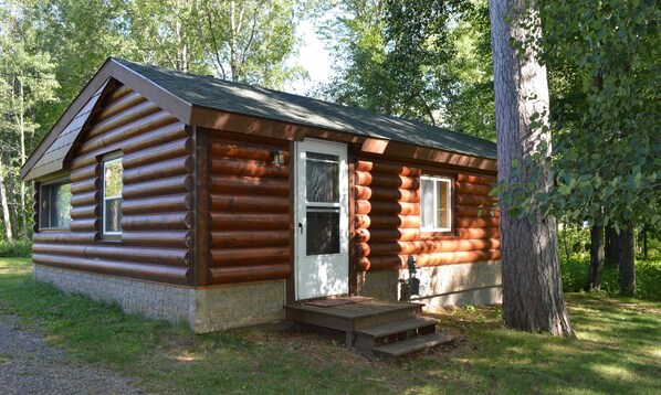 Our cabin on a peaceful wooded lot