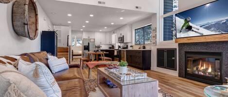 Spacious great room.