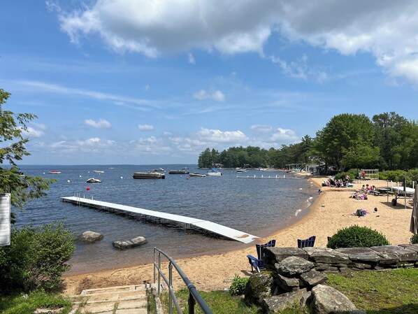 Vue sur la plage ou l’océan