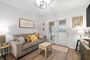 Living Room with Queen Sofa Sleeper