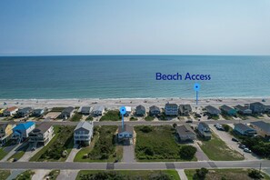 Convenient access to the beach located just a short walk down the street