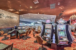 Food, drinks, gambling? you got it all packed in here.