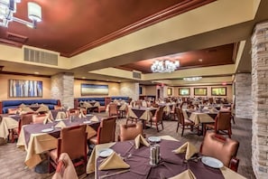 An equipped conference room, perfect place for a meeting!