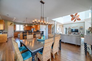 Dining Table and Counter Seats for 17