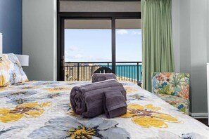 Discover the quiet side of vacation in this beautifully furnished bedroom escape.

