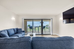 Living room with balcony access