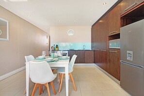 The kitchen has what you need to make your own meals!