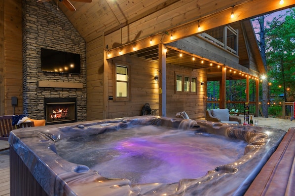 Bain à remous extérieur