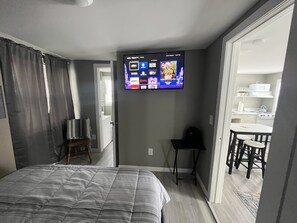 Smart televisions in two bedrooms!