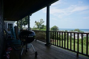 Enjoy relaxing on the deck with water views