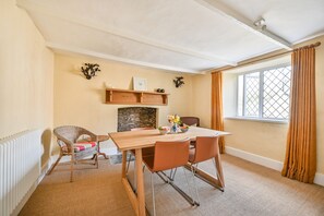 Entrance Dining Room - looking over pretty village 