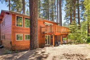 Nestled among the great pines of Lake Tahoe.