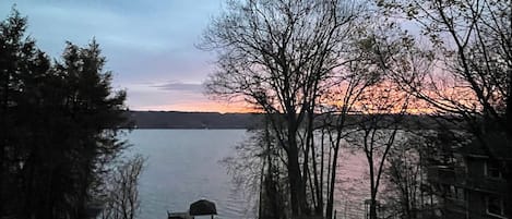 Sunrise from the primary bedroom