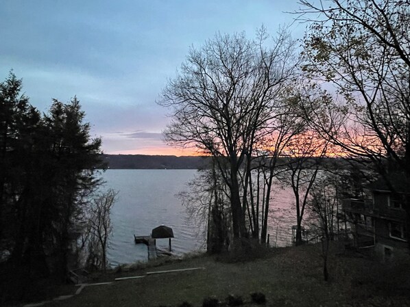 Sunrise from the primary bedroom