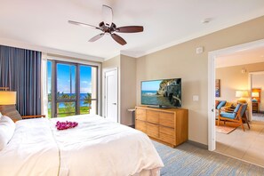sample bedroom with King bed