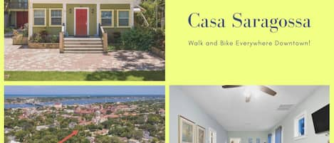 Fabulous location and history of St Augustine within walking distance!