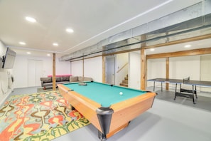 Game Room | Basement | Pool Table | Ping Pong | Pop-Shot
