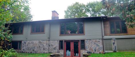 Lake side of the cottage