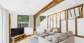 The Cote Open-plan Sitting Room, Little Upton Farm