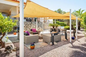 Outdoor dining area