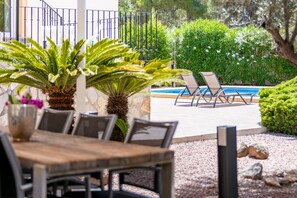 Terrace and pool